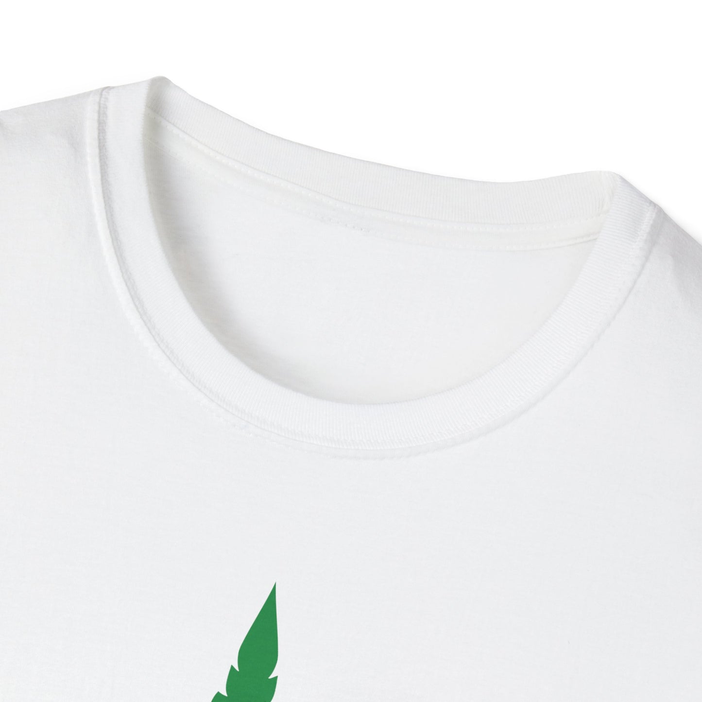 Unisex Softstyle T-Shirt - It's Organic Cannabis Leaf Tee