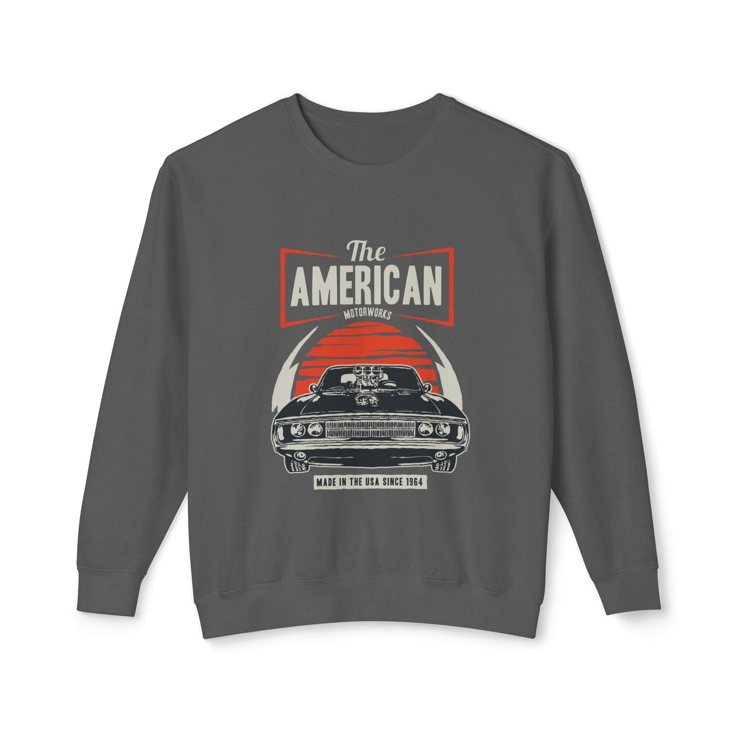 Men's Sweatshirt  "The American Vintage Crewneck" Classic Car Fans