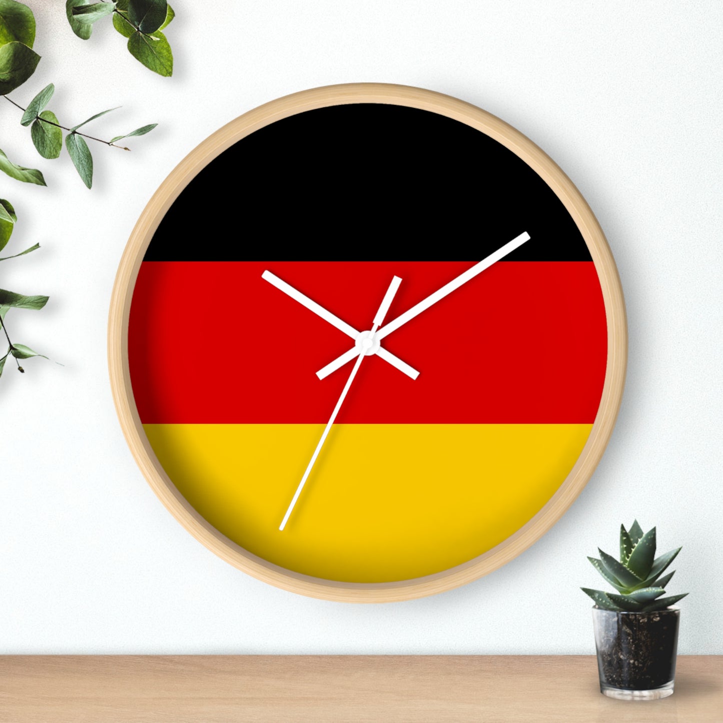 German Flag Wall Clock - Unique Timepiece for Home Decor