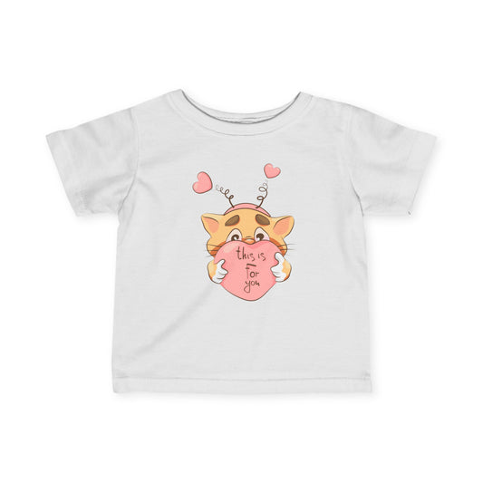 Cute Infant Tee - 'This is for You' Heart Design