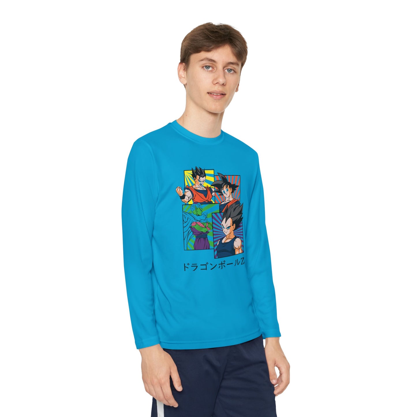 Youth Long Sleeve Anime Tee – Dragon Ball Z Shirt for Kids