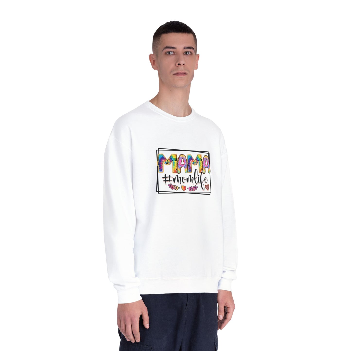 Women's Crewneck Sweatshirt Mama Life - Colorful #momlife