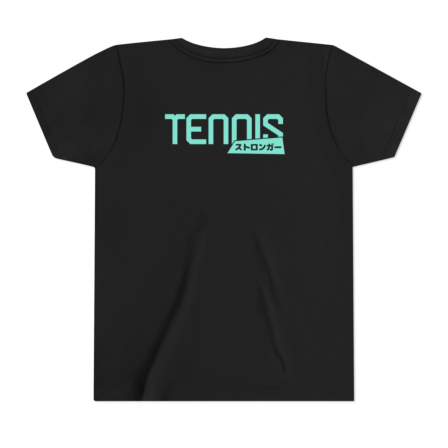 Youth Anime Tennis Short Sleeve Tee – Cool Graphic Sport Tee for Kids