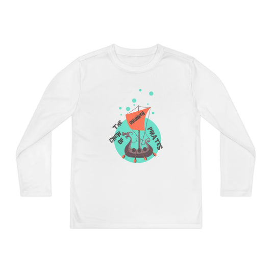 Youth Pirate Themed Long Sleeve For Girls - Adventure Awaits!