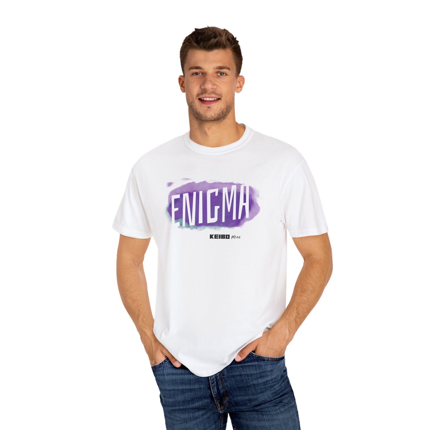 Enigma Unisex Garment-Dyed T-Shirt - Stylish and Unique Casual Wear