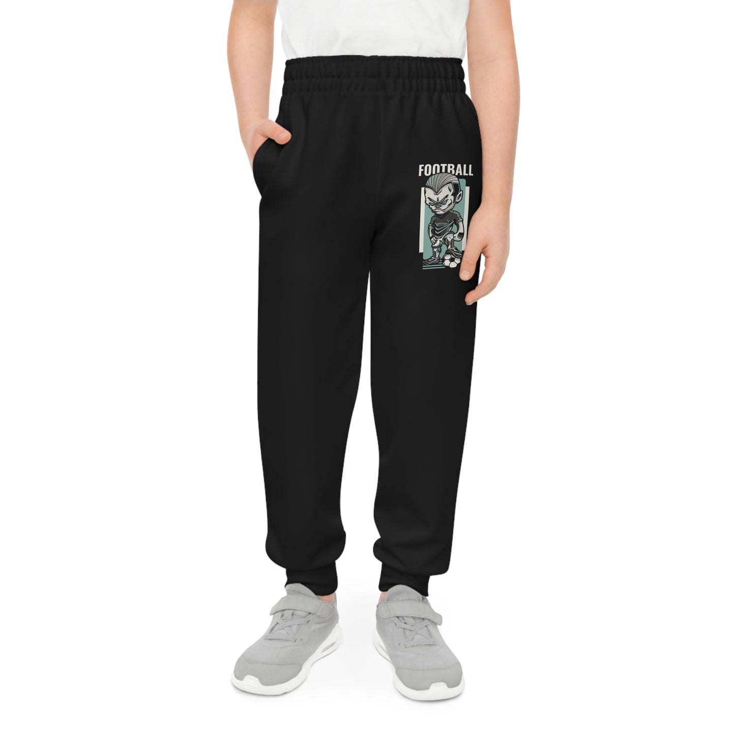 Kids Football Jogger with Cartoon Design – Fun & Comfortable Sports Pants