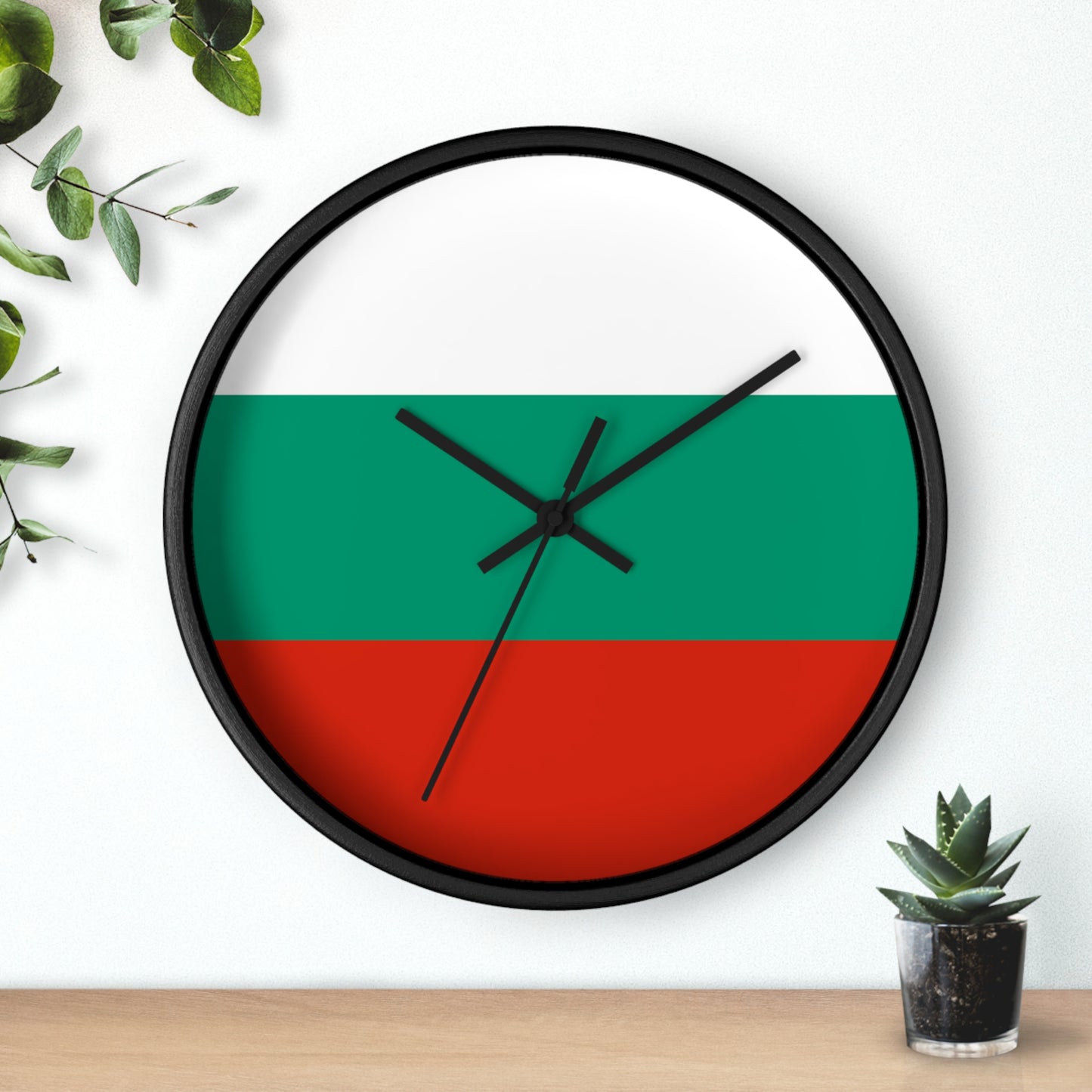 Bulgaria Flag Wall Clock - Stylish Home Decor for Patriotic Displays