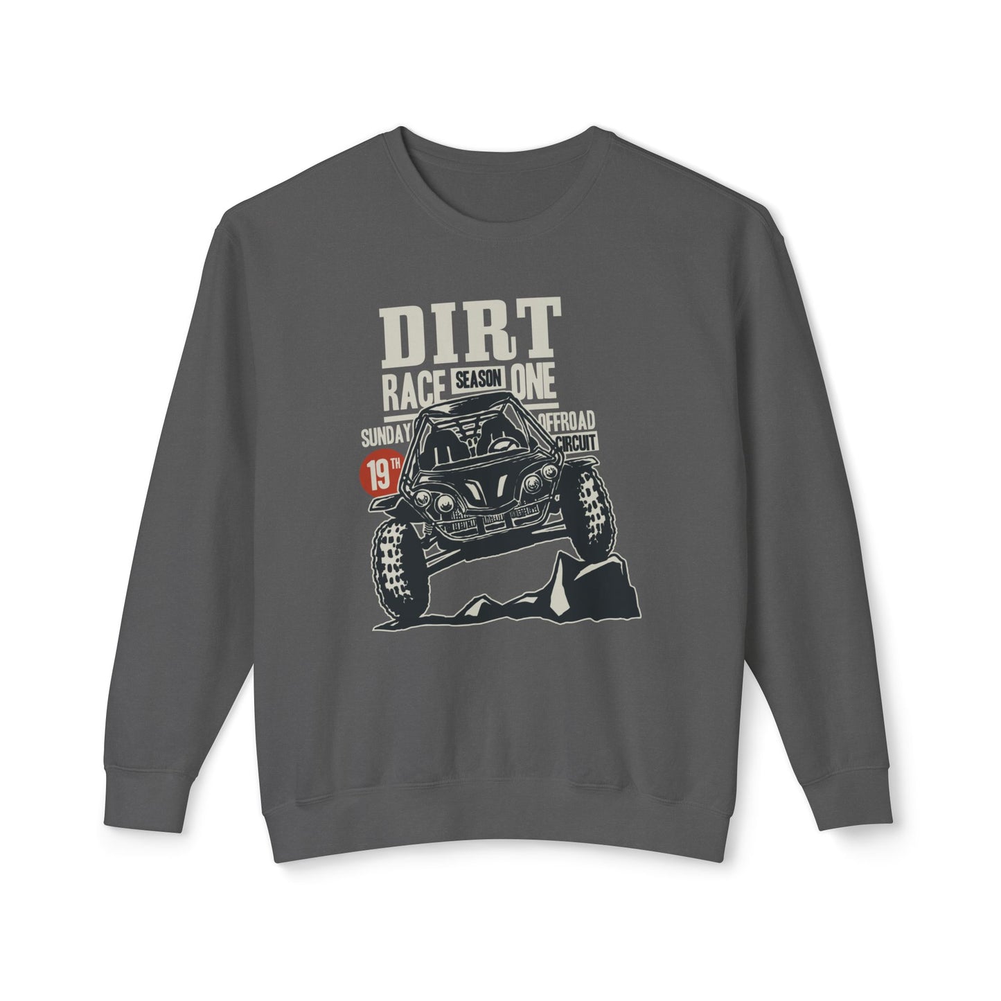 Men's Sweatshirt Dirt Race Season One - for Racing Fans