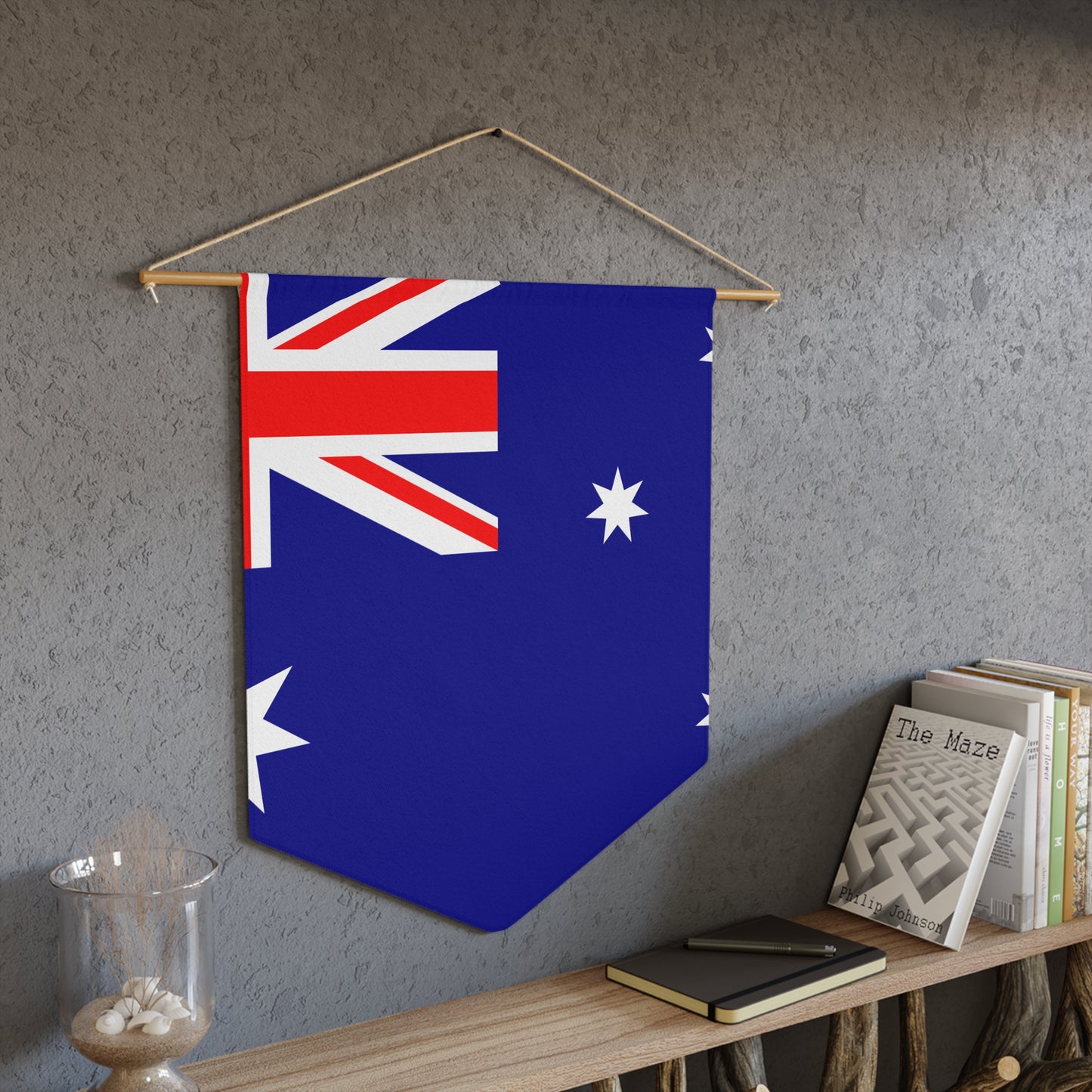 Australia Flag Pennant - Vibrant Wall Decor