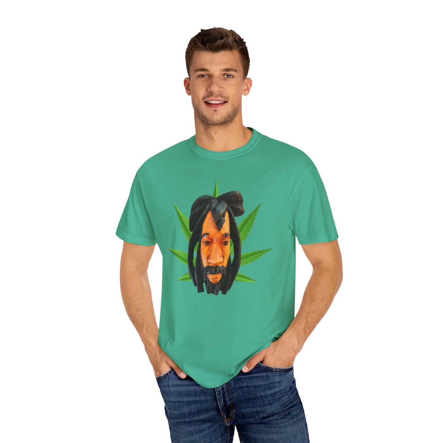 Unisex Cannabis Vibe T-Shirt - Unique Dreadlock Design