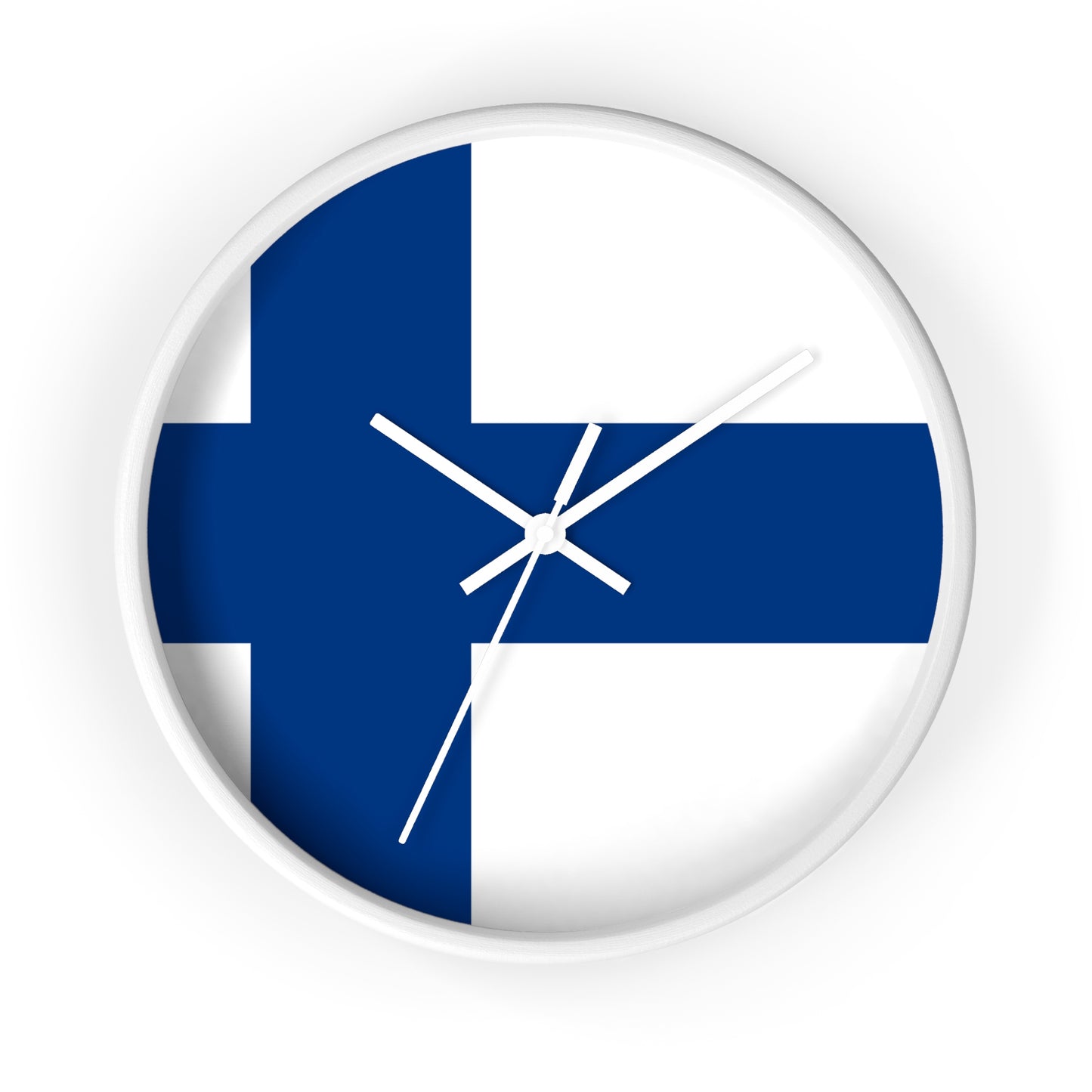 Finnish Flag Wall Clock - Perfect for Home Decor & Gifts