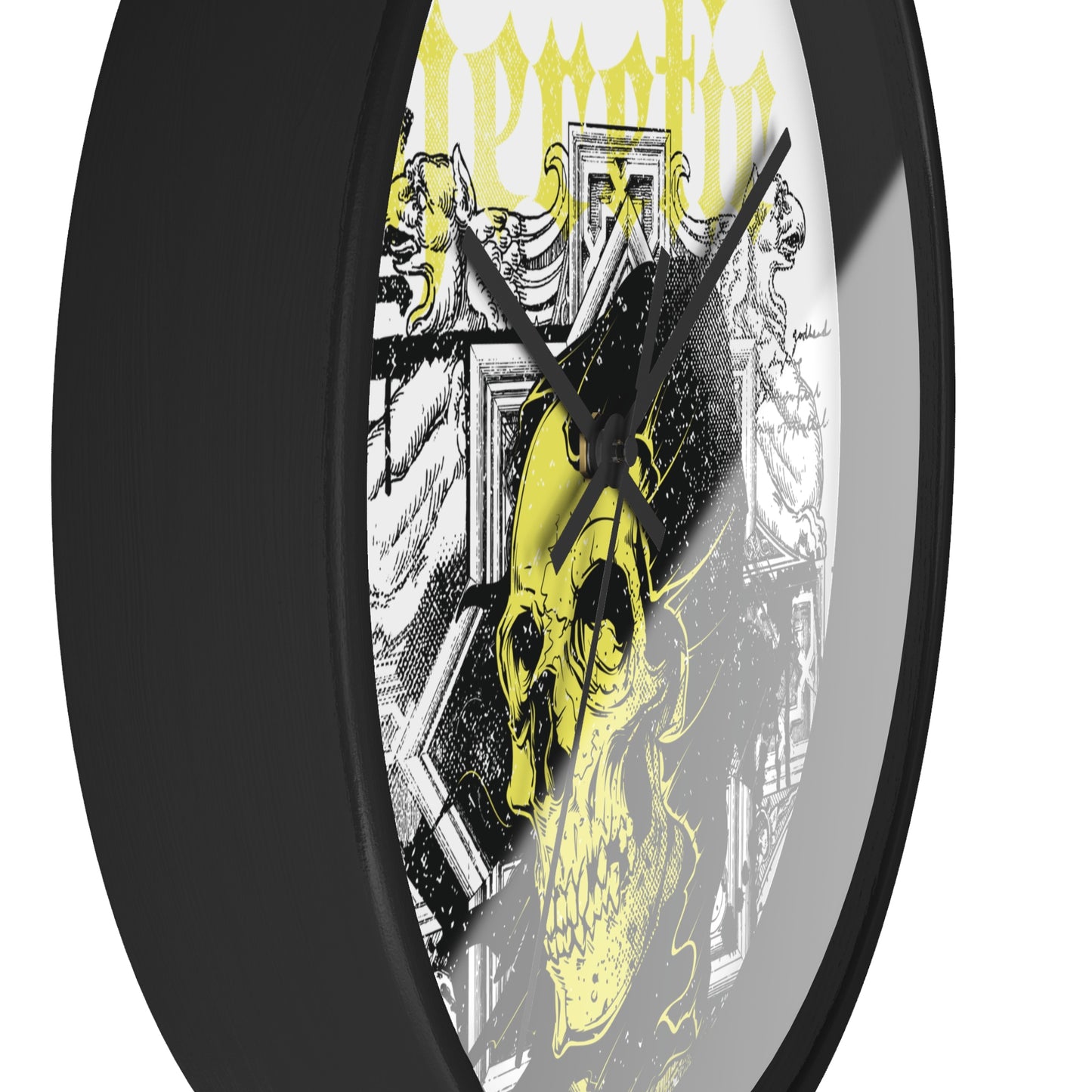 Heretic Skull Wall Clock - Unique Modern Decor for Edgy Spaces