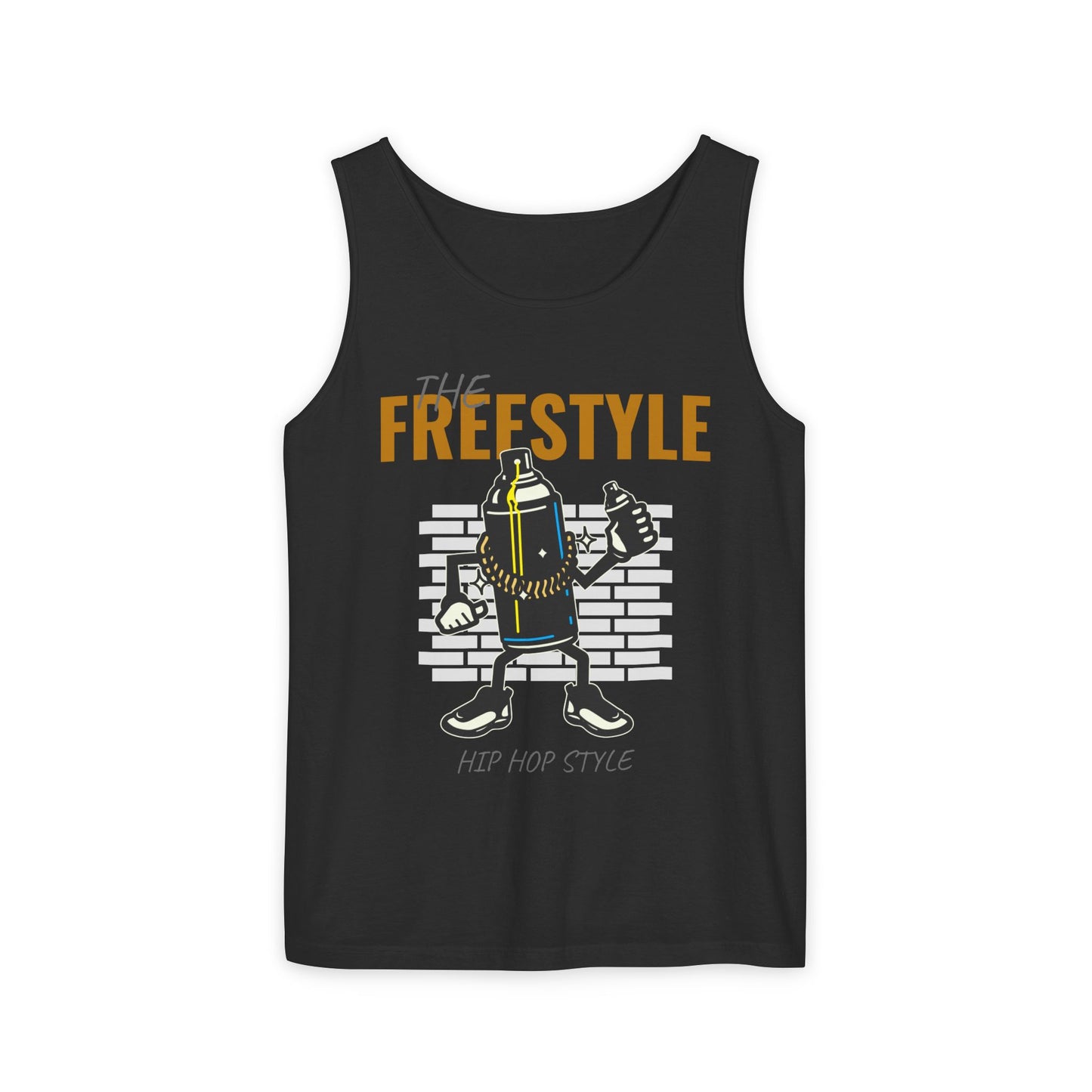 Men's Hip Hop Style Tank Top Freestyle Graphic for Trendsetters