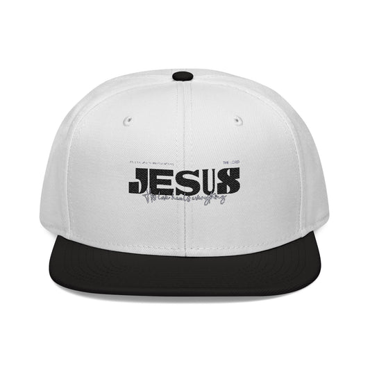 Embroidered Jesus Snapback Hat - Faith Inspired Adjustable Cap
