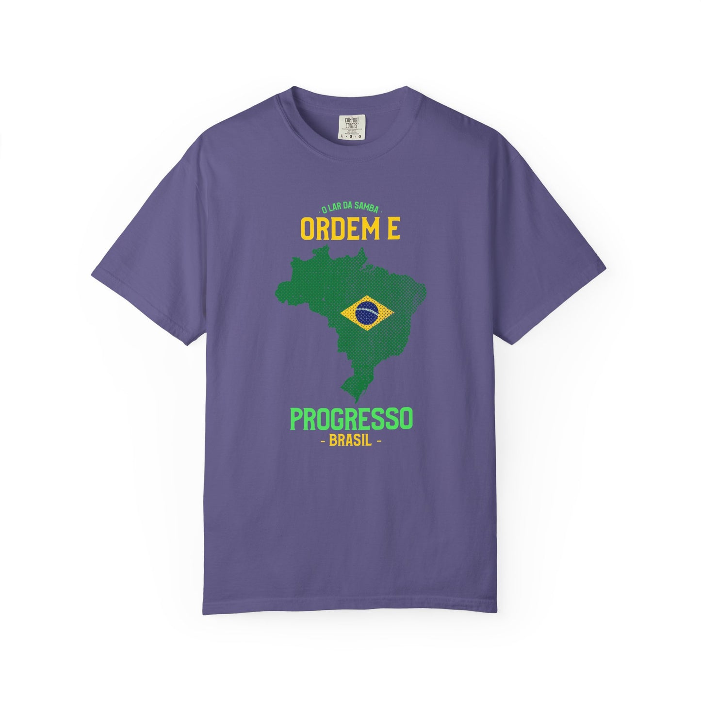 Unisex T-Shirt Brazil Inspired Progress Graphic
