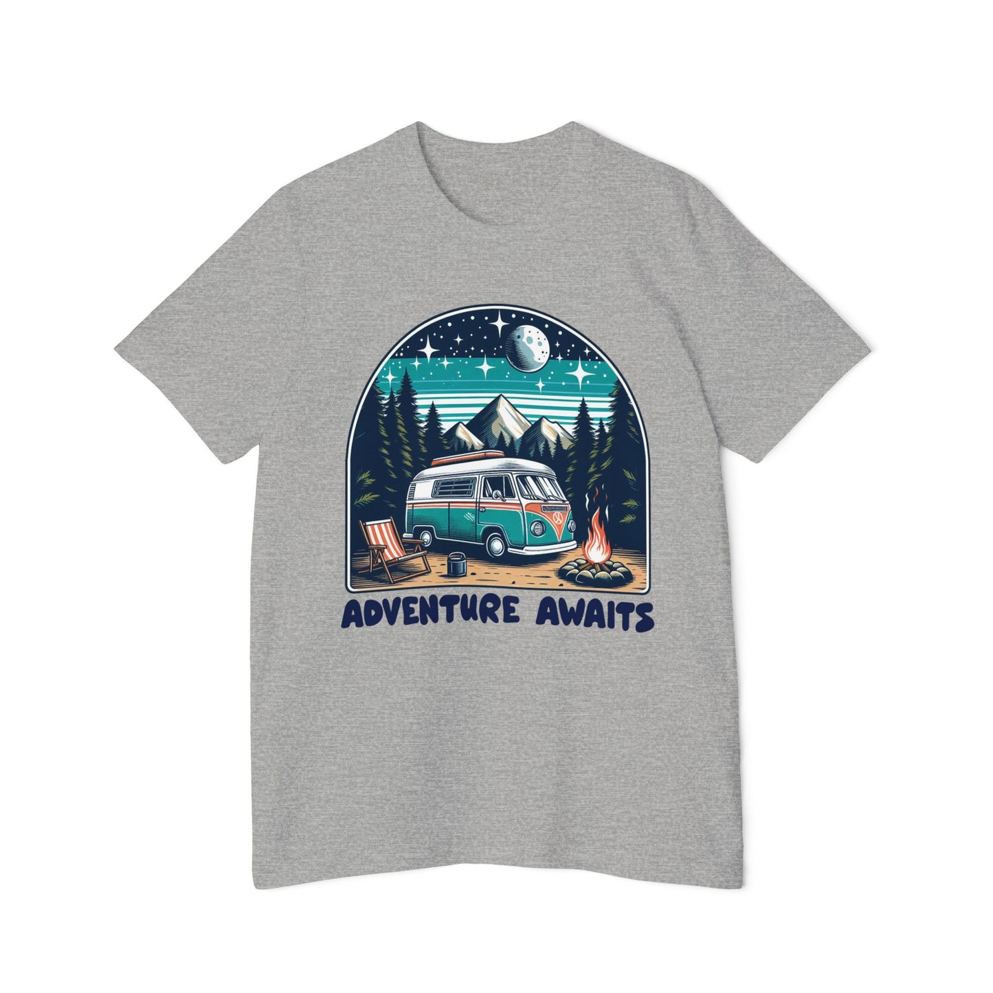 Adventure Awaits Men's T-Shirt - USA-Made Adventure Enthusiast