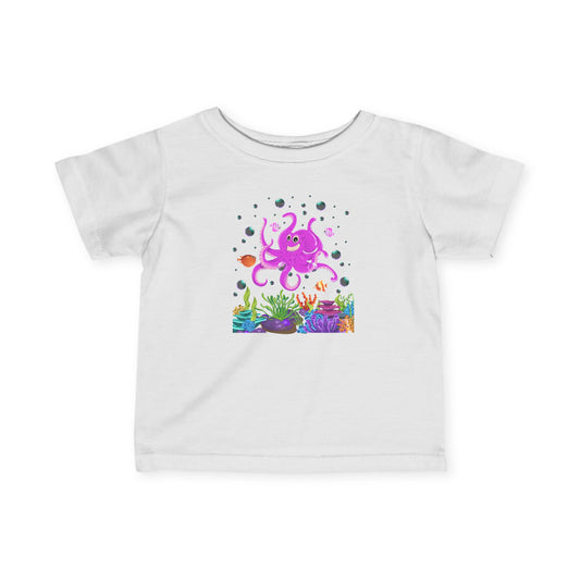 Infant Tee Whimsical Jellyfish Cute Sea Life Design for Babies