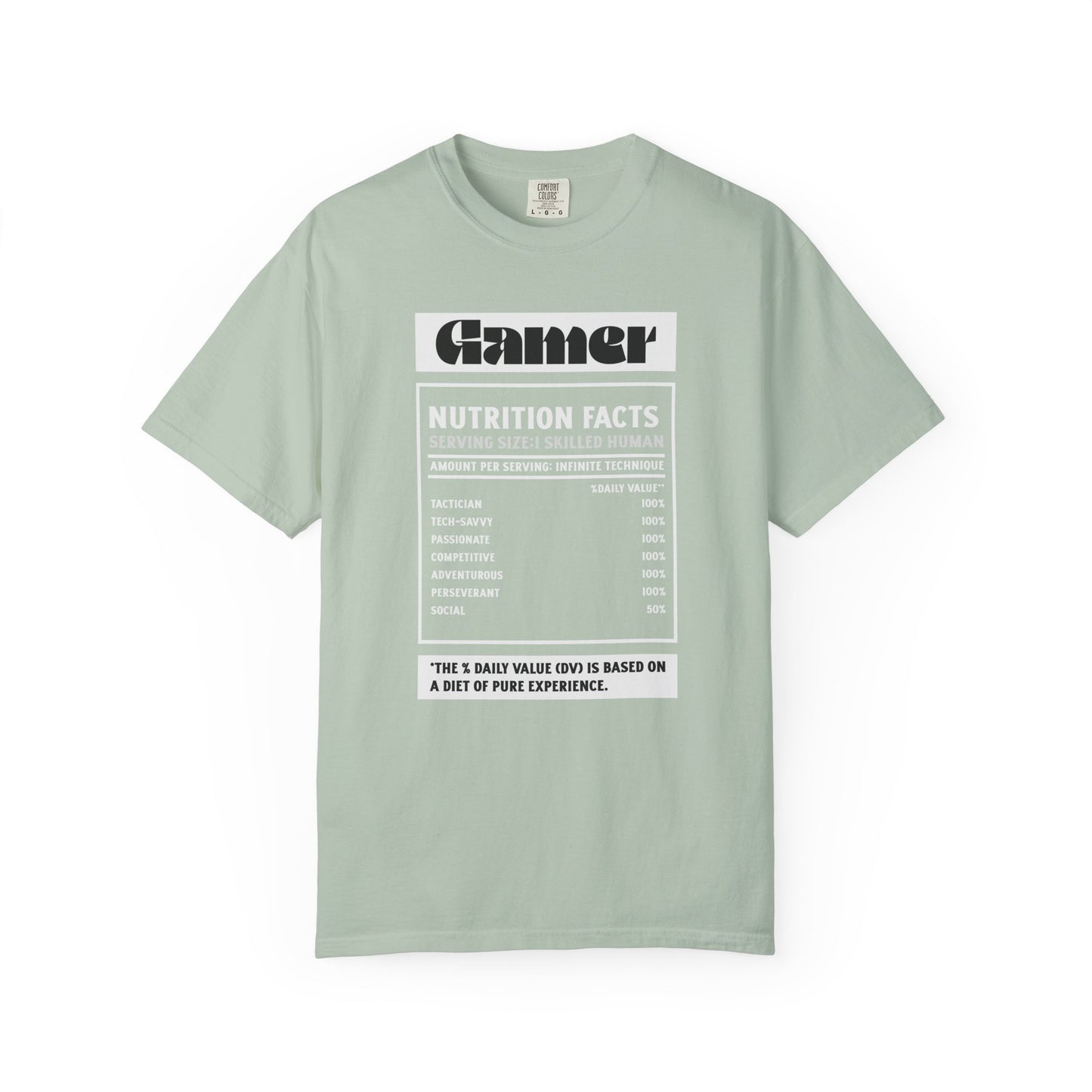Gamer Nutrition Facts Unisex T-Shirt