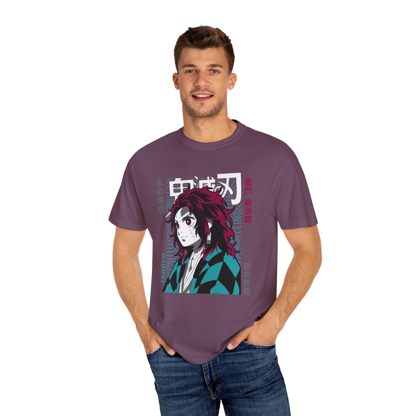 Unisex Anime-Inspired Tanjiro Design T-Shirt