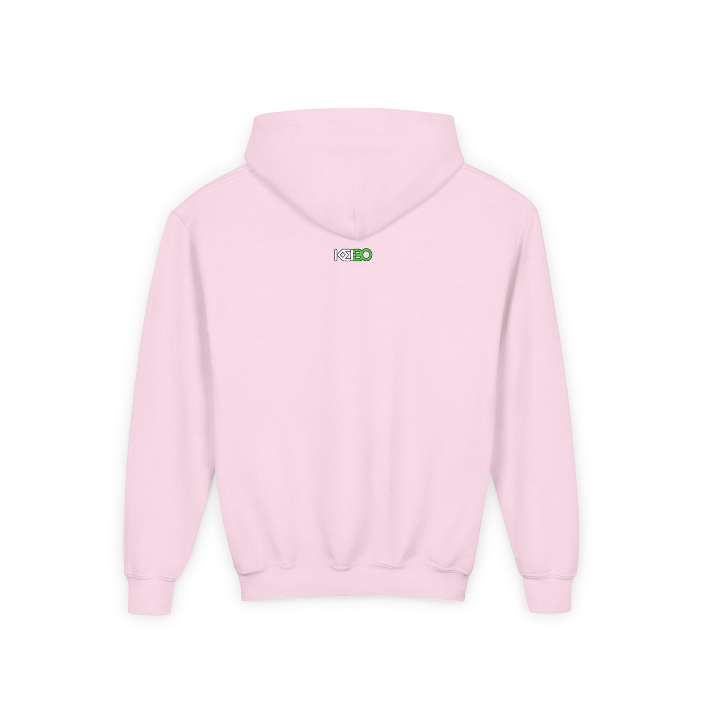 Eco-Friendly Youth Hoodie for Girls - 'Be Green!' Design