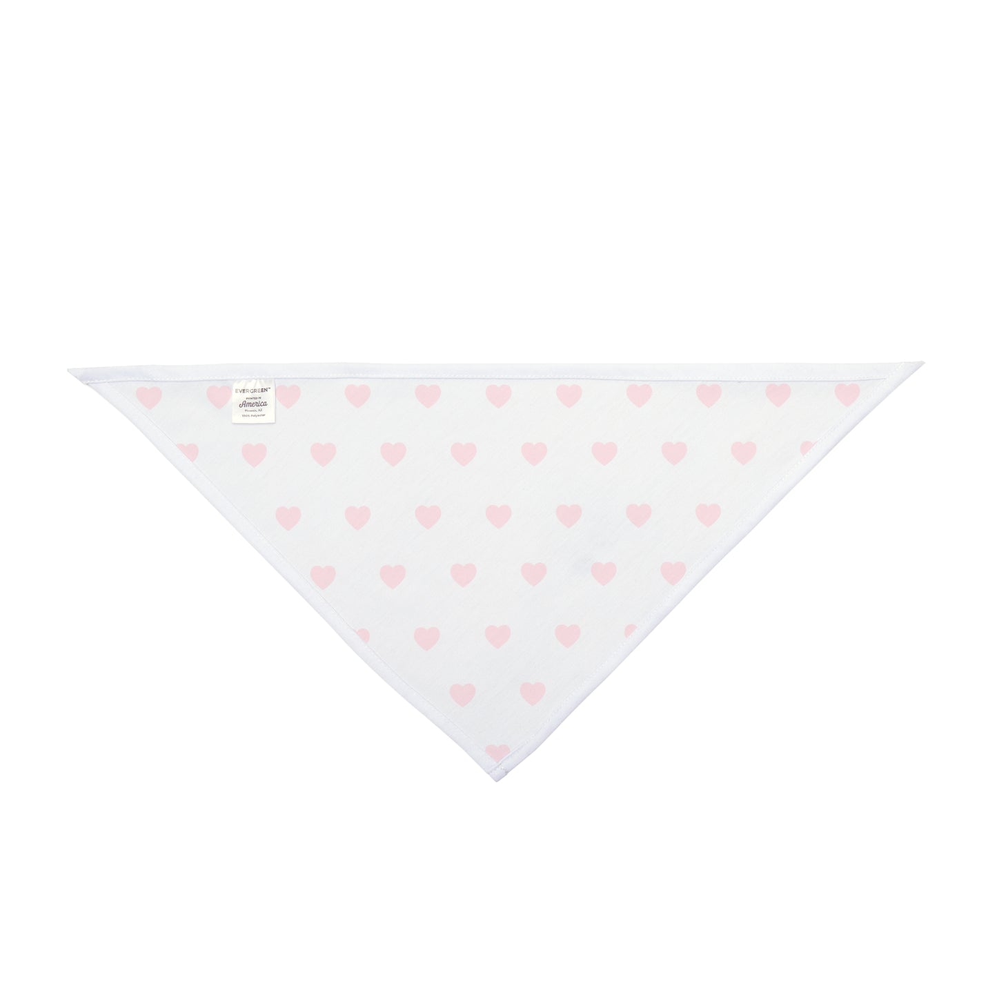 Love Heart Pattern Pet Bandana - Cute Puppy Accessory