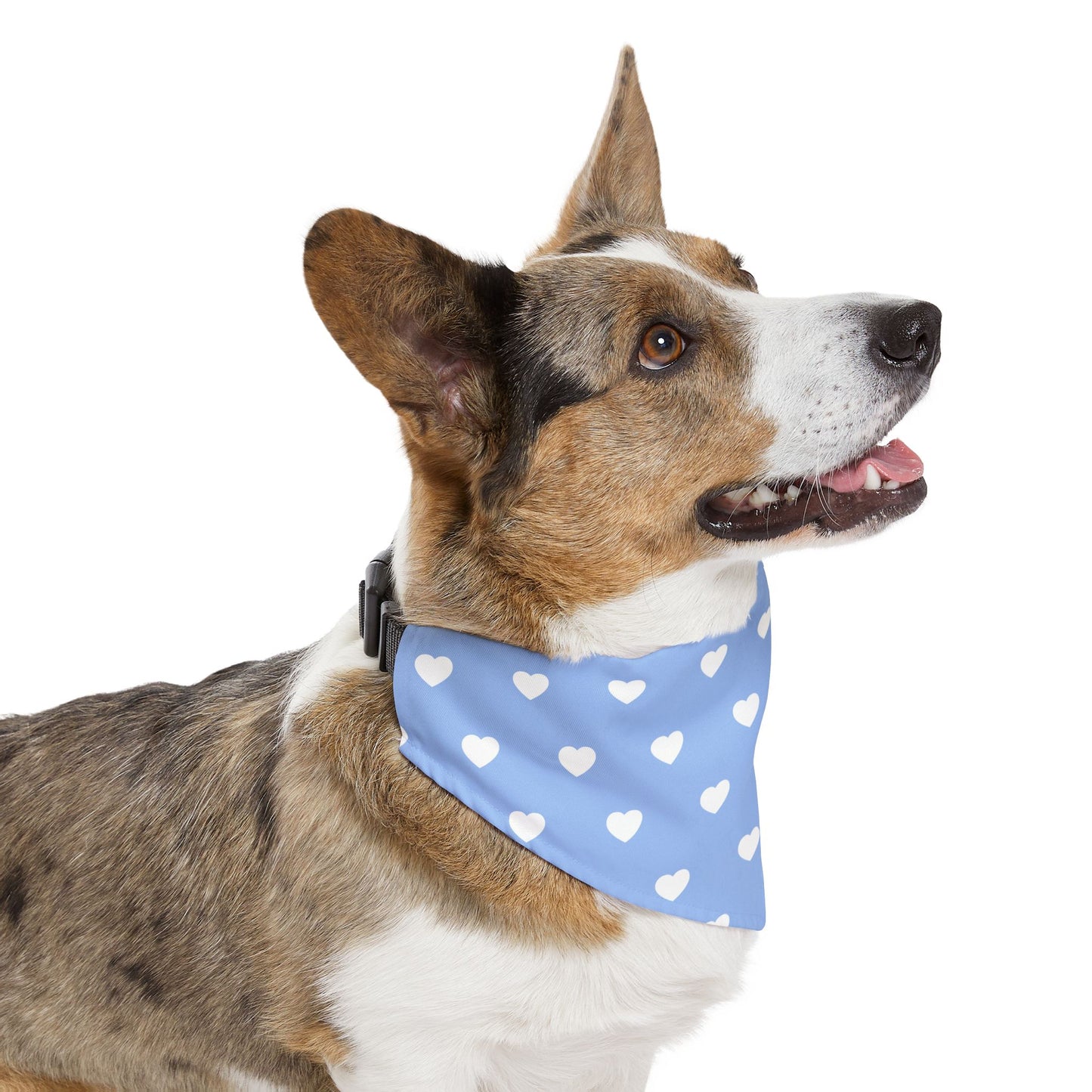 Love Heart Pattern Pet Bandana Collar for Dogs