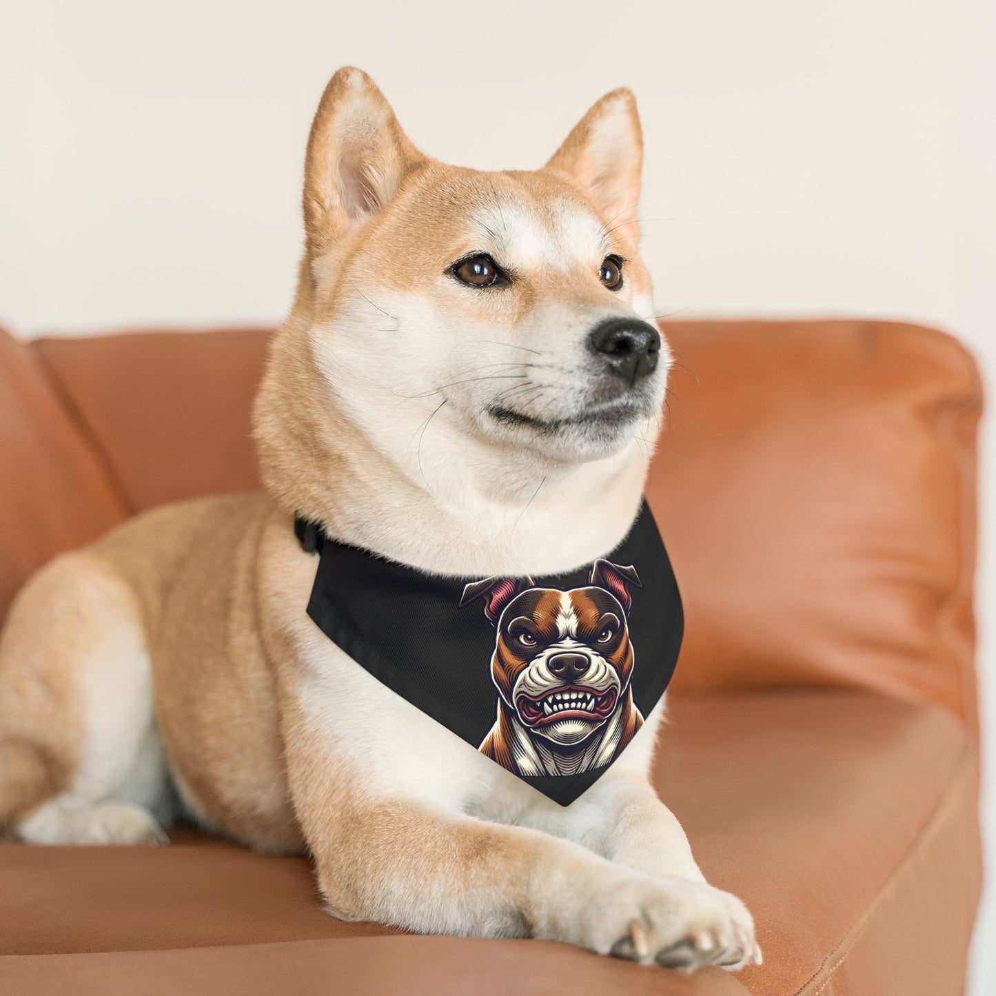 Pit Bull Bandana Collar for Dogs | Stylish Animal Accessory
