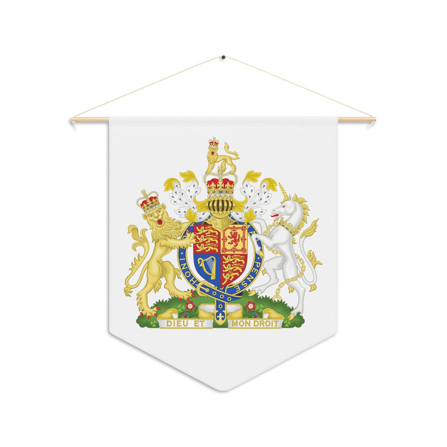 Royal Crest Pennant - Elegant Wall Decor