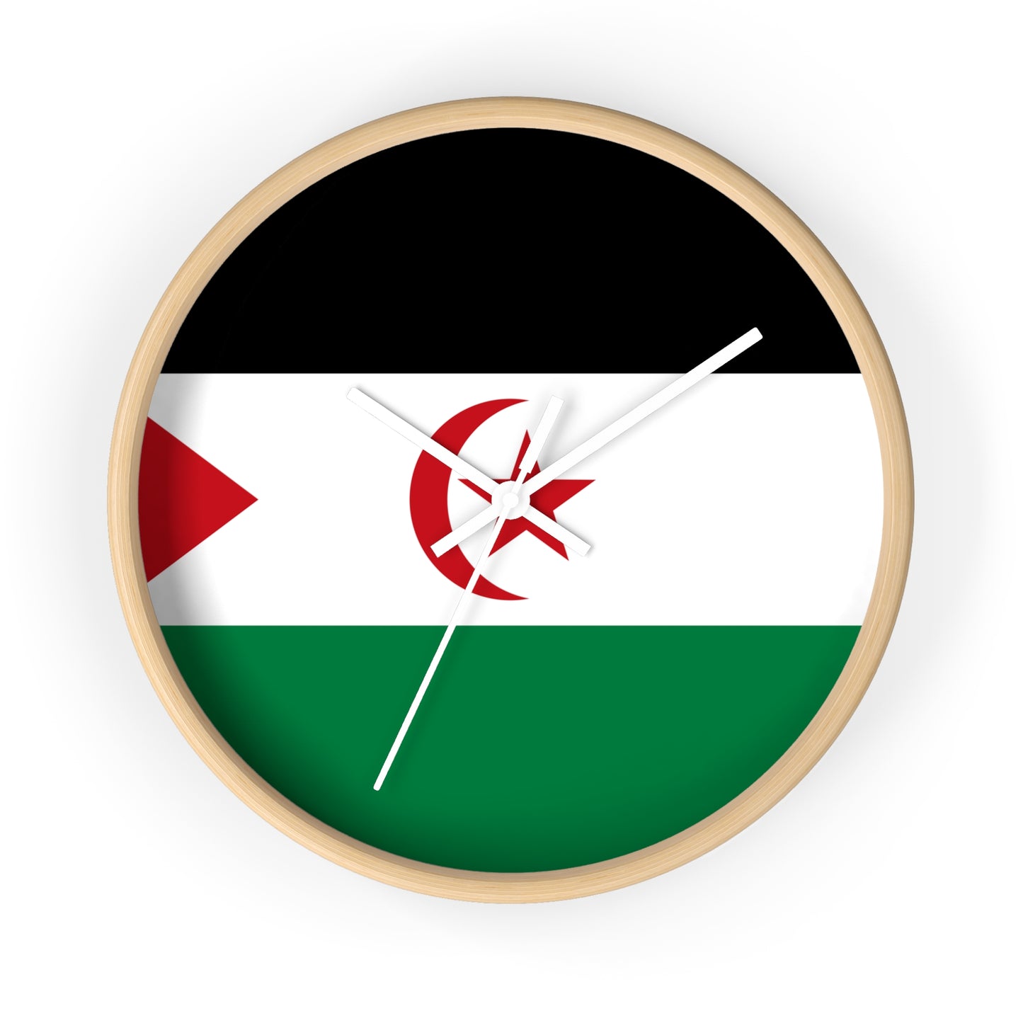Sahrawi Arab Democratic Republic Flag Wall Clock