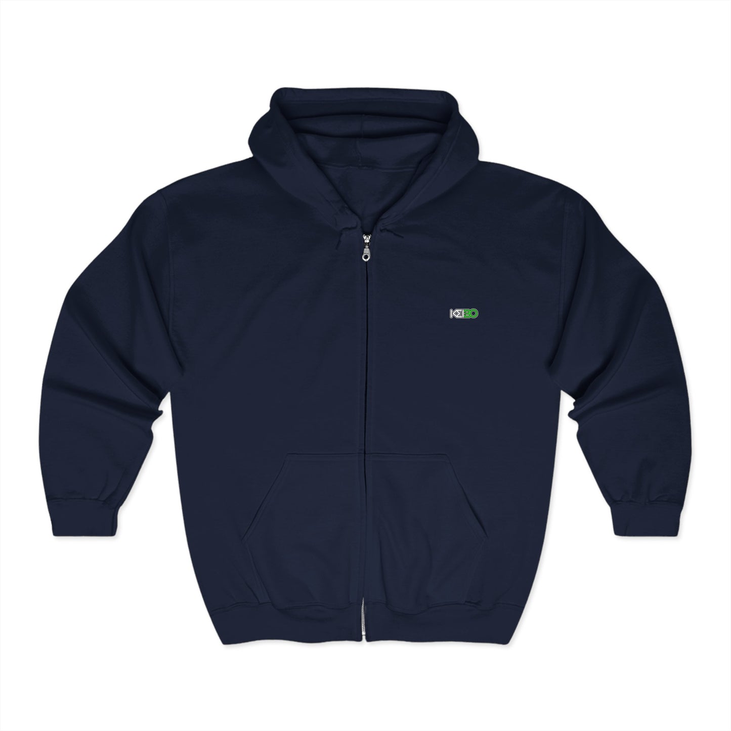 Unisex Heavy Blend Full Zip Hoodie - Vibrant Sports Car Design