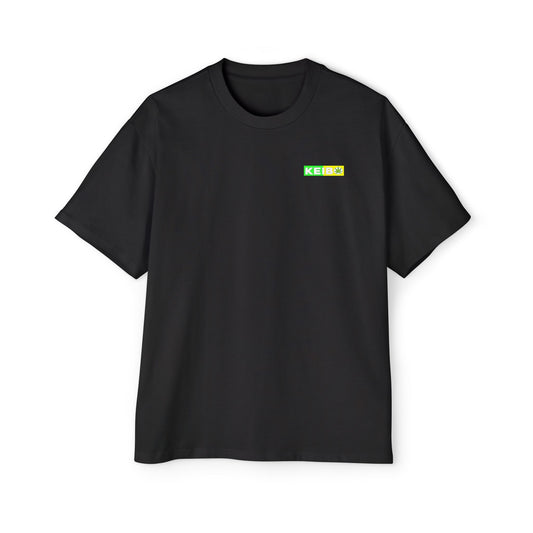 Men's Cannabis Oversized Tee - KEIBO Leaf Design