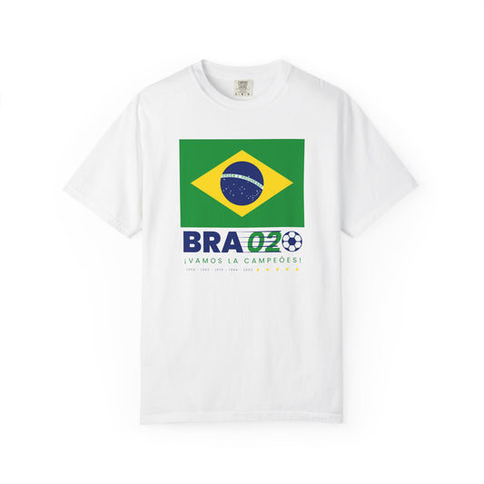 Unisex Sporty Summer Vibe Brazil Soccer T-Shirt