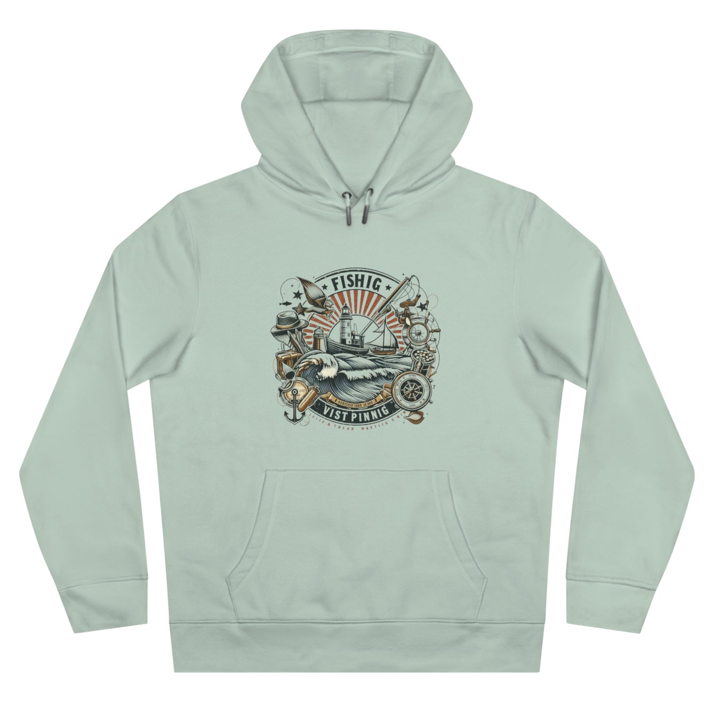 Fishing Hooded Sweatshirt - Nautical Adventure and Fishing
