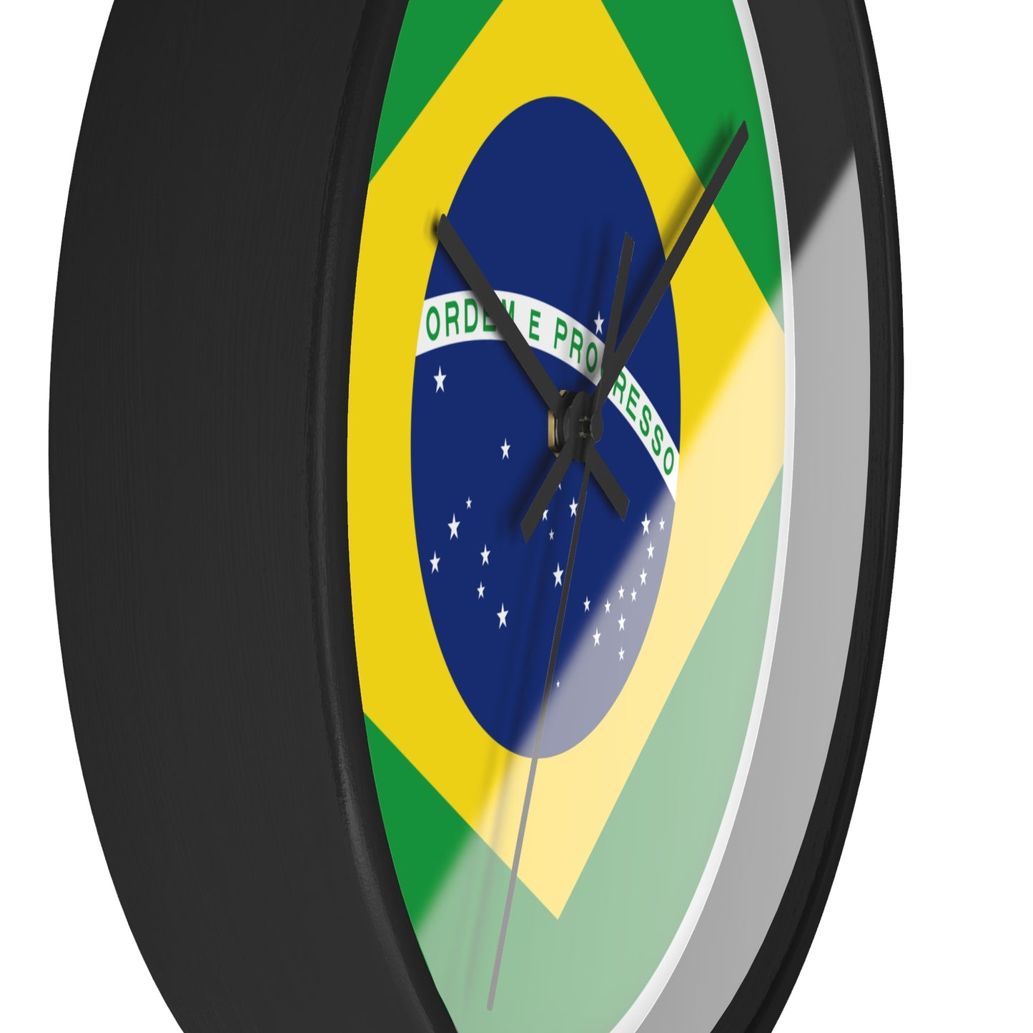 Brazilian Flag Wall Clock - Stylish Decor for Home or Office