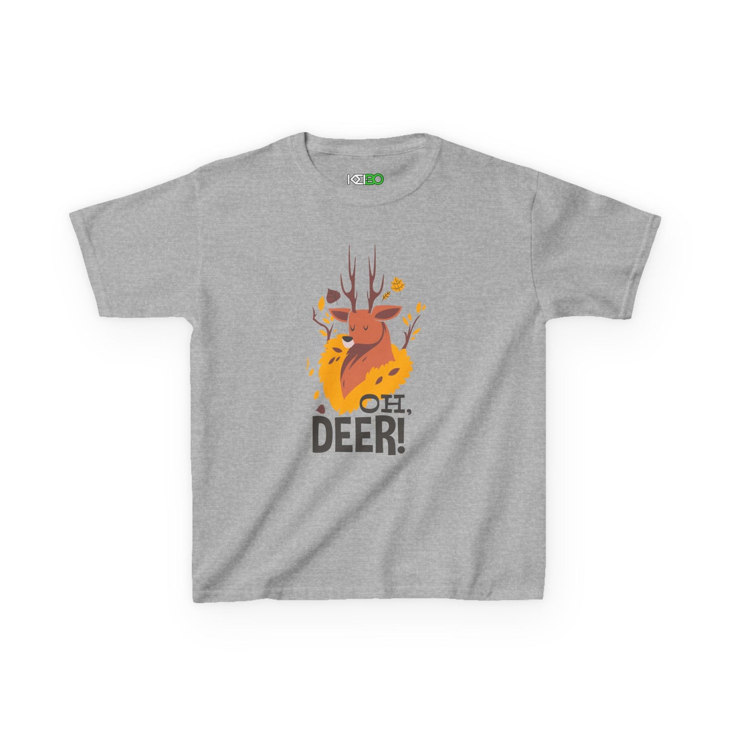 Kids Graphic T-shirt for Girls 'Oh, Deer!' - Fun Animal Lovers