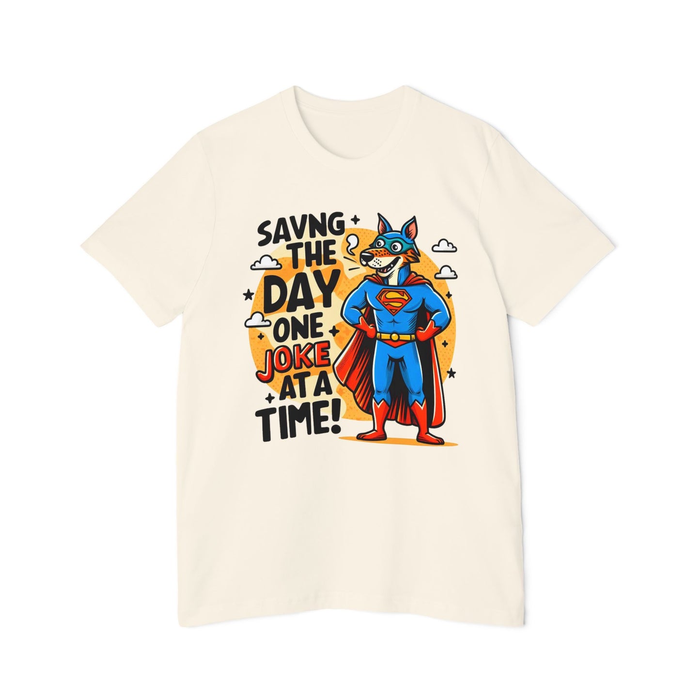 Funny Superhero Dog Jersey Men's T-Shirt – Stylish Dog Lover Tee
