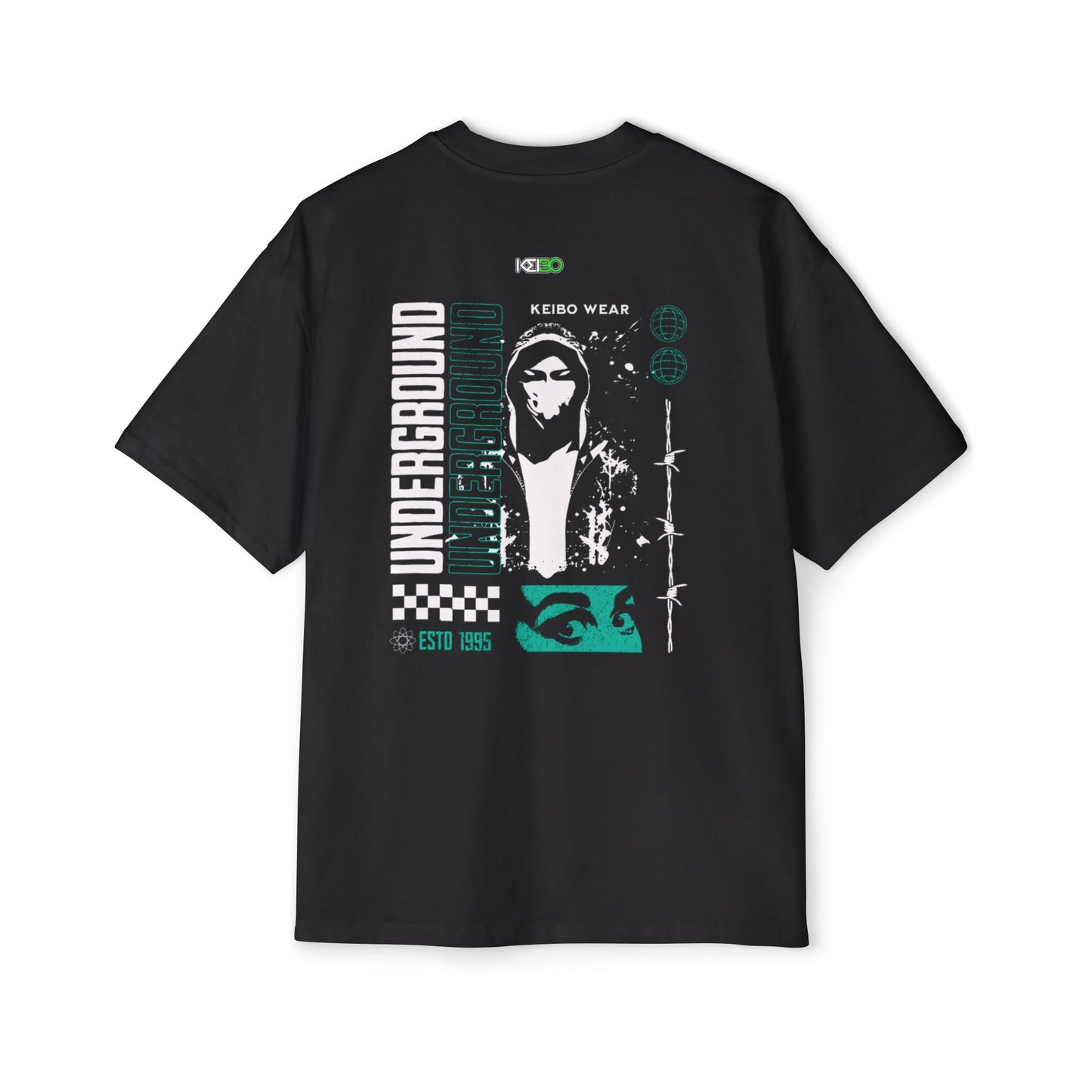 Men's Heavy Oversized Tee - Underground Graphic Tee for Streetwear Lovers
