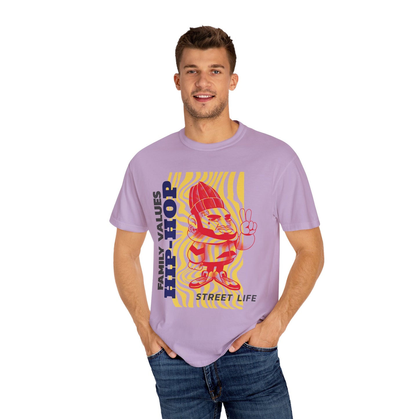 Men's Hip-Hop Family Values T-Shirt Street Life Inspired Graphic