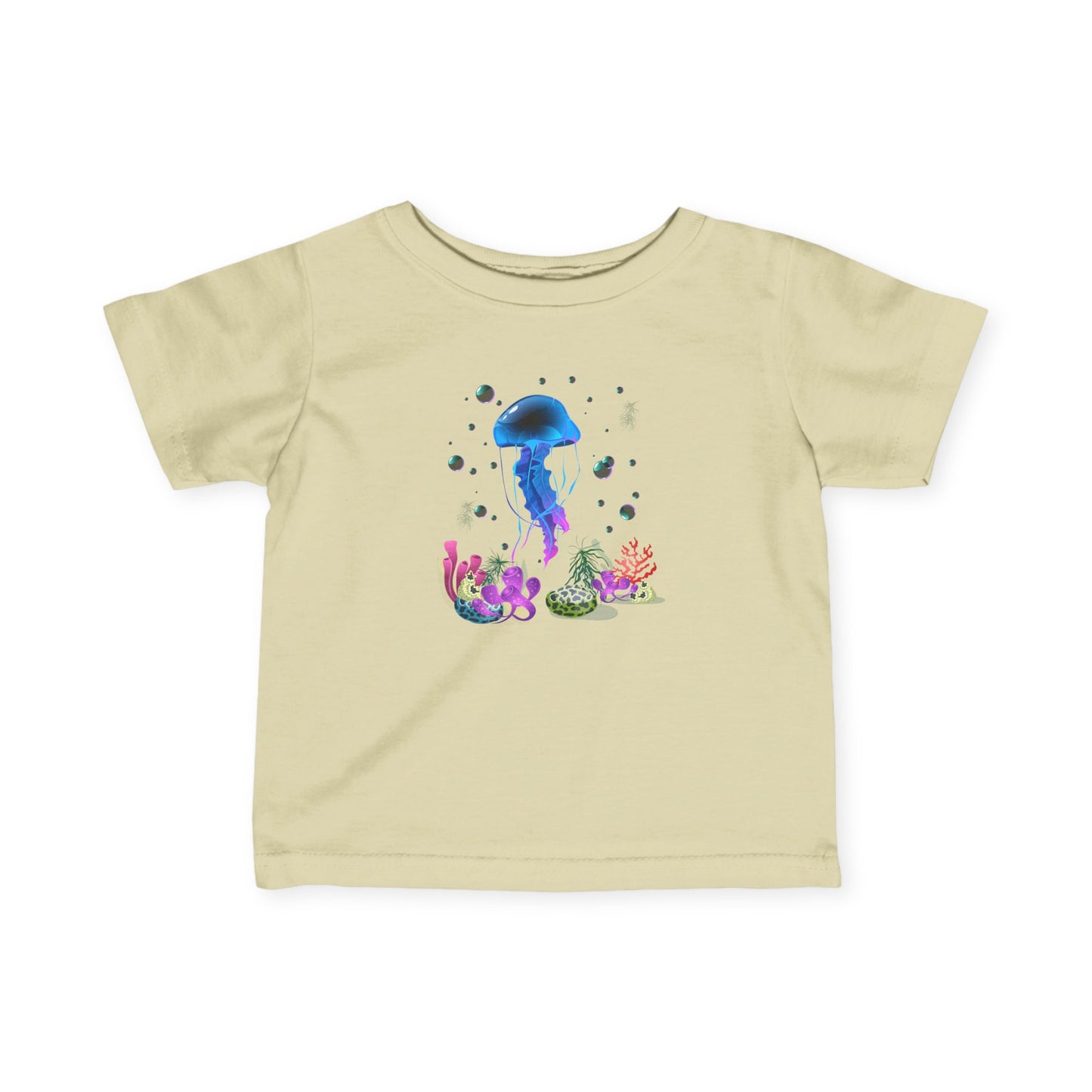 Infant Tee Whimsical Jellyfish Cute Sea Life Design for Babies