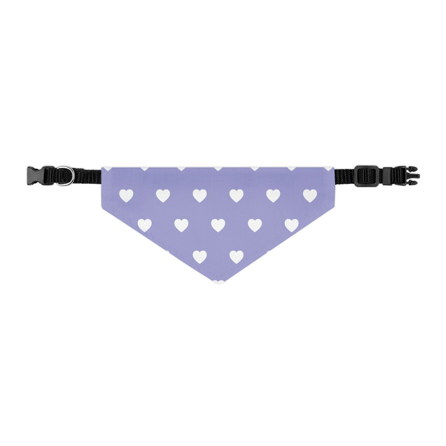 Love Heart Pattern Pet Bandana Collar for Dogs