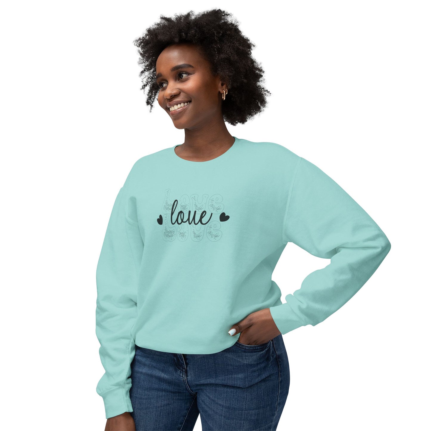 Women Sweatshirt Love Animal - Perfect for Valentine's Day Outfit