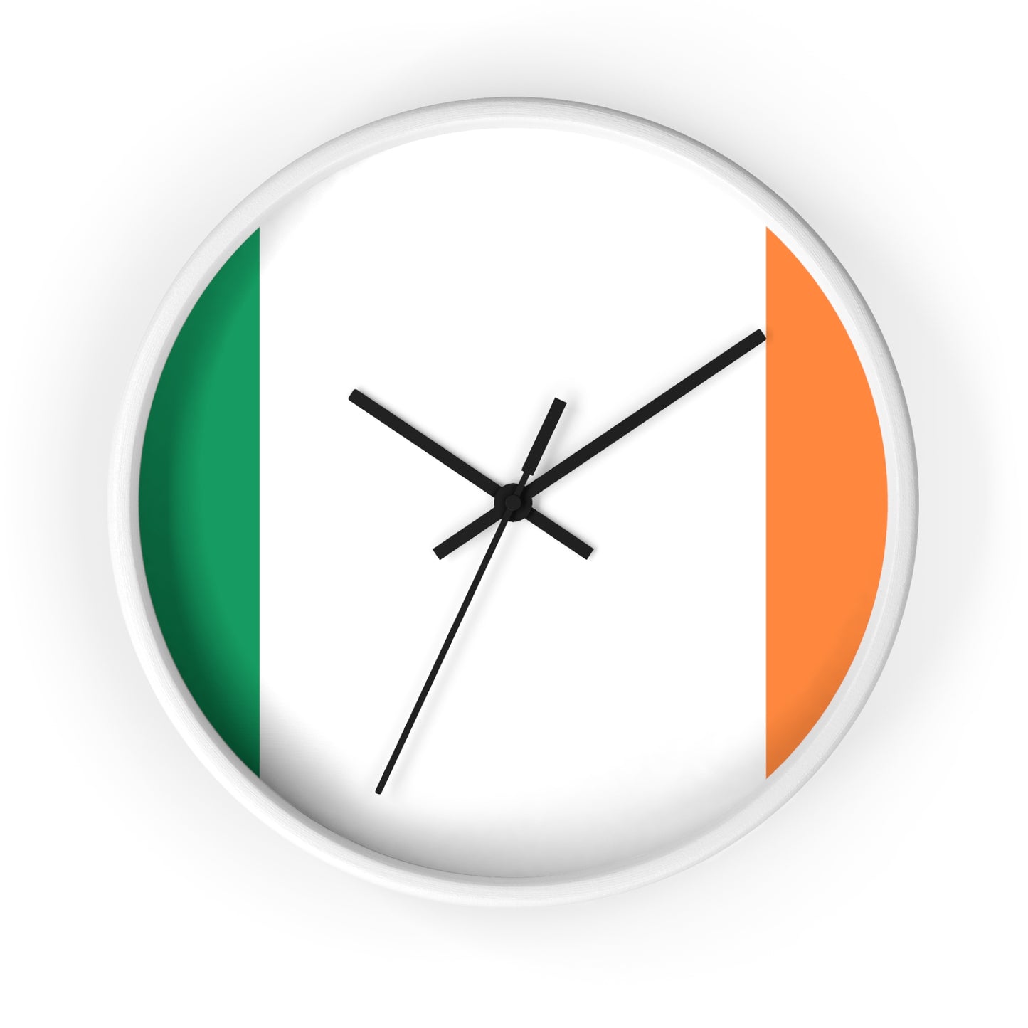 Irish Flag Wall Clock - Stylish Home Decor for St. Patrick's Day & Everyday