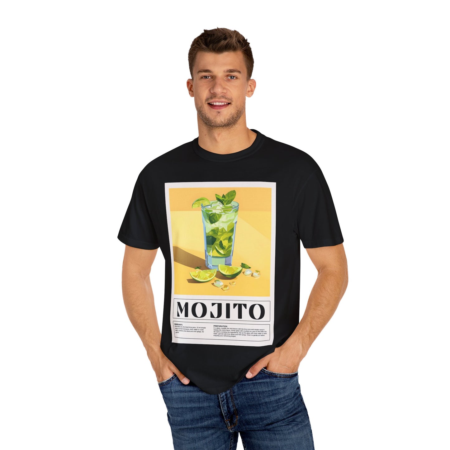 Mens Mojito Vibes Cocktail Tee