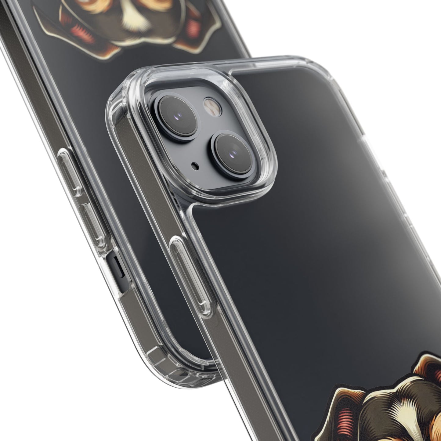 Pit Bull Print Clear Case - Perfect for Pet Lovers