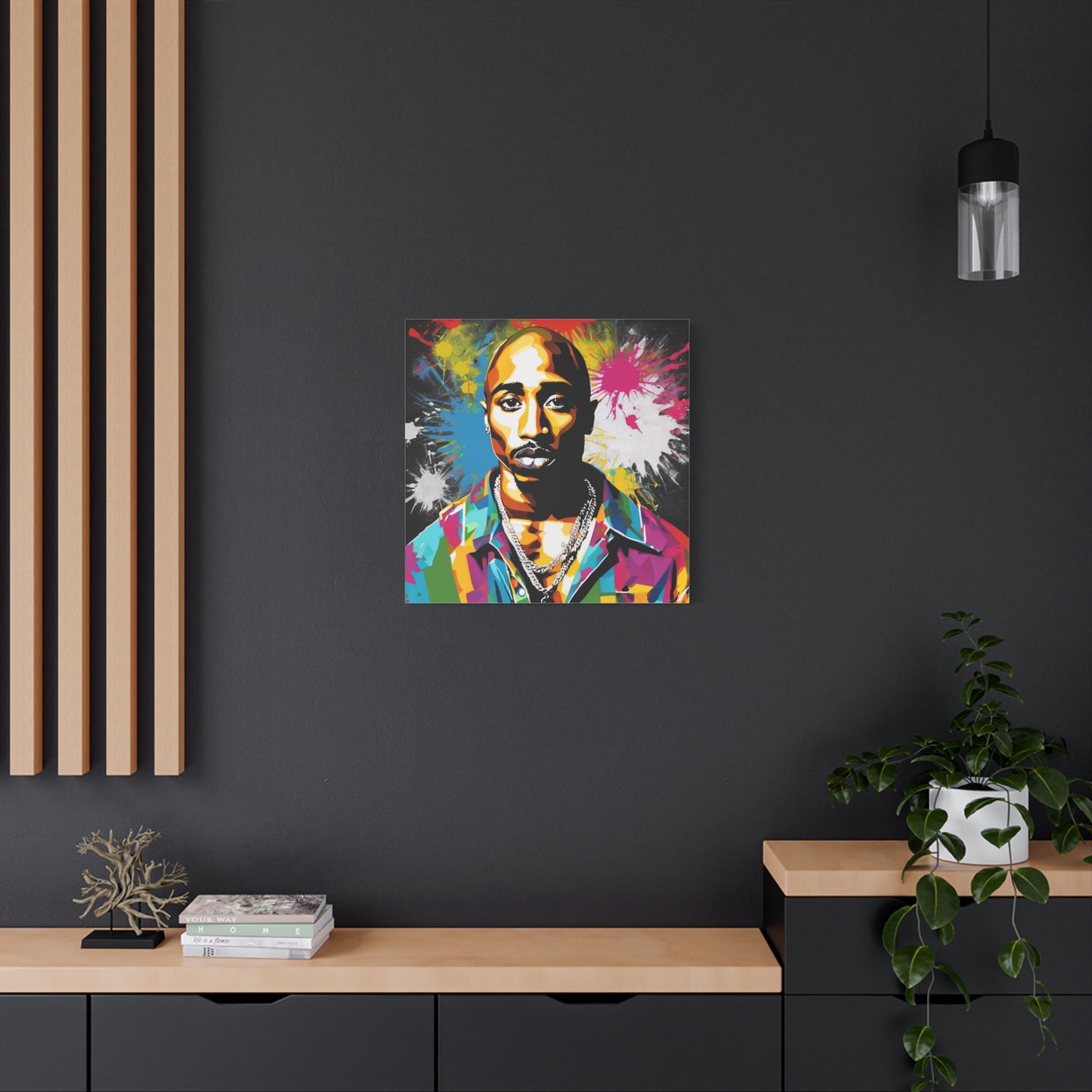 2Pac Matte Canvas, Stretched, 1.25"