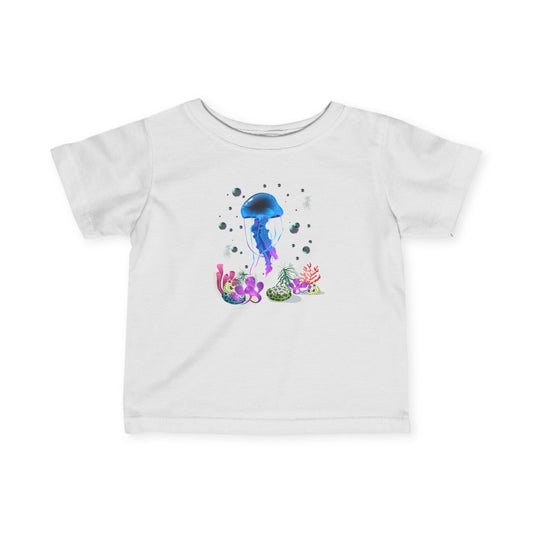 Infant Tee Whimsical Jellyfish Cute Sea Life Design for Babies