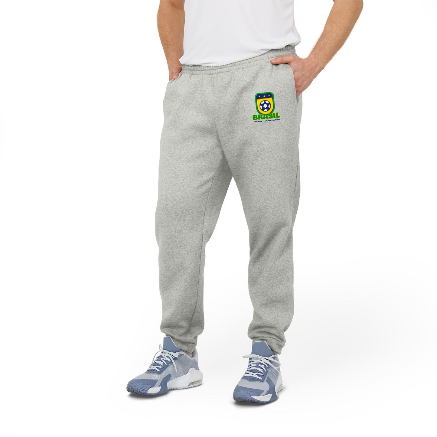 didas Women’s Fleece Joggers – Brazil Soccer Collection