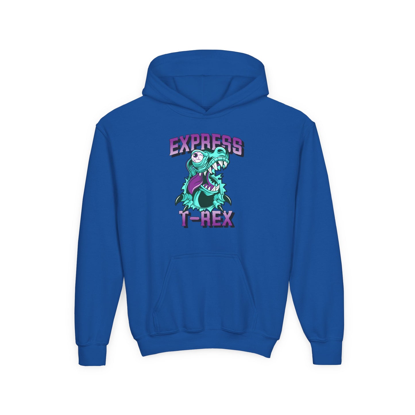 Youth T-Rex Express Hoodie for Gir - Fun & Comfy for Kids
