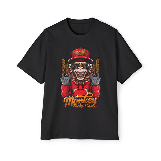 Men's Oversized Tee - Cool Monkey Graphic Tee for Casual Wear