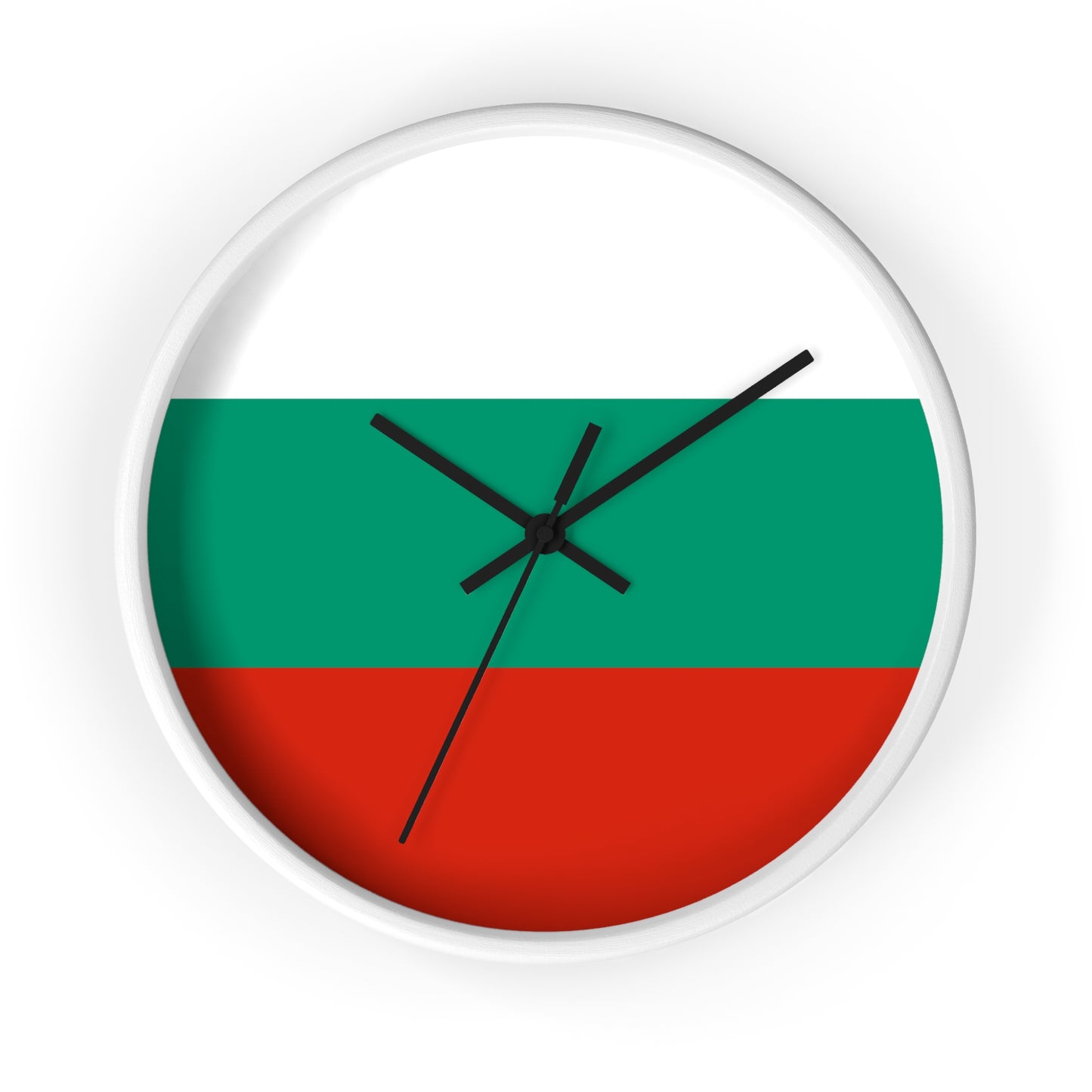 Bulgaria Flag Wall Clock - Stylish Home Decor for Patriotic Displays